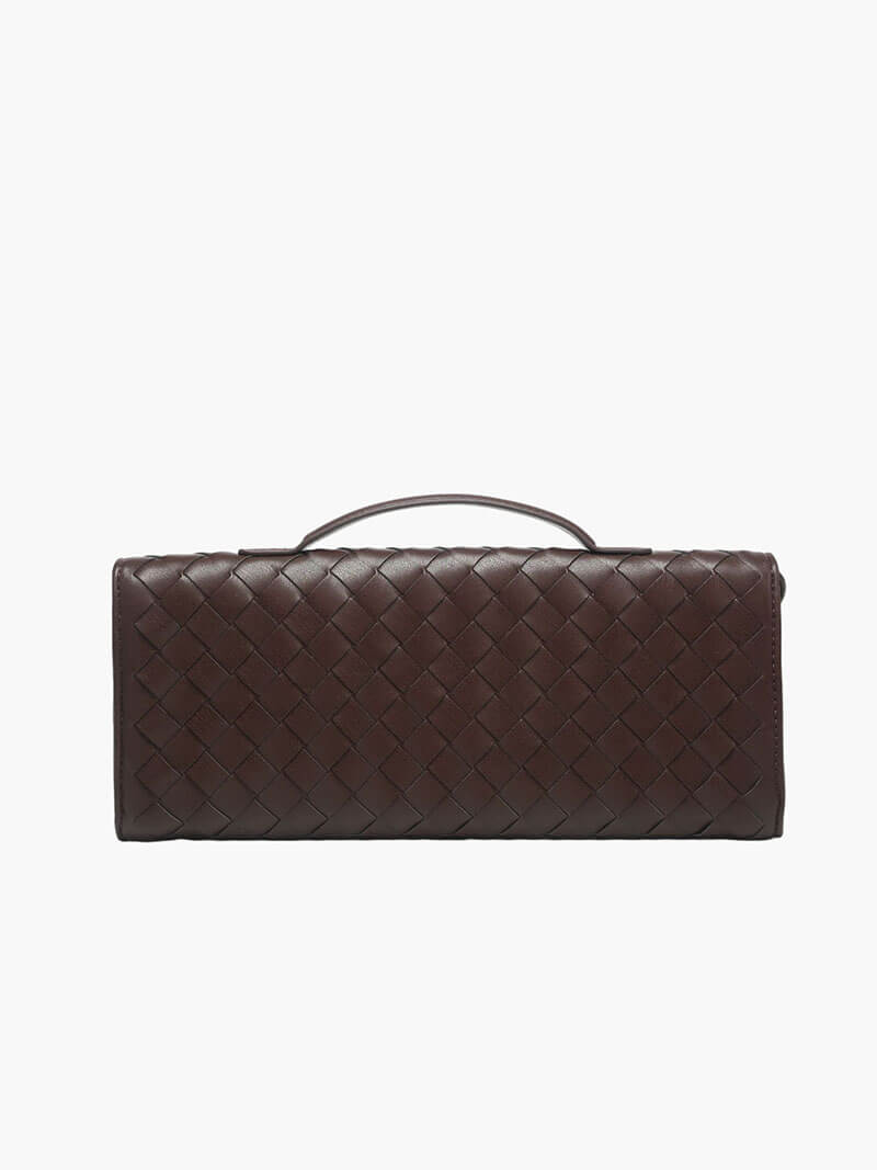 Alba | Woven Structured Shoulder Bag