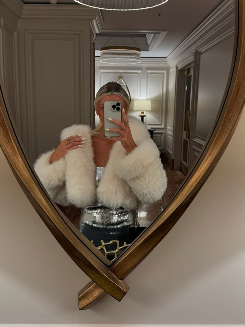 Athena | Faux Fur Hooded Statement Coat