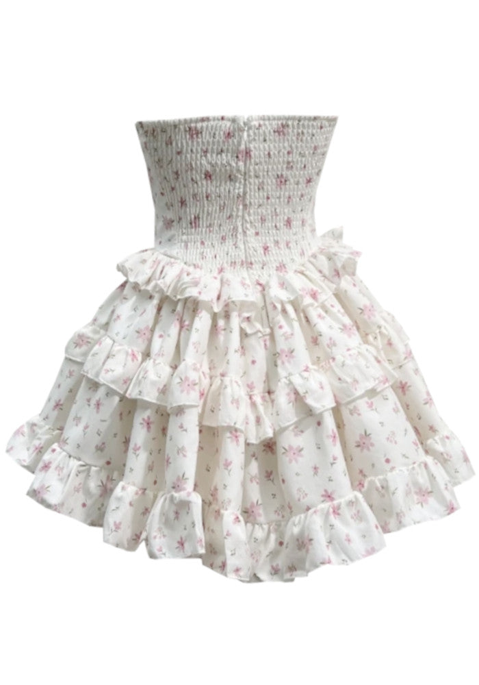 SEMANA RUFFLE MINI DRESS