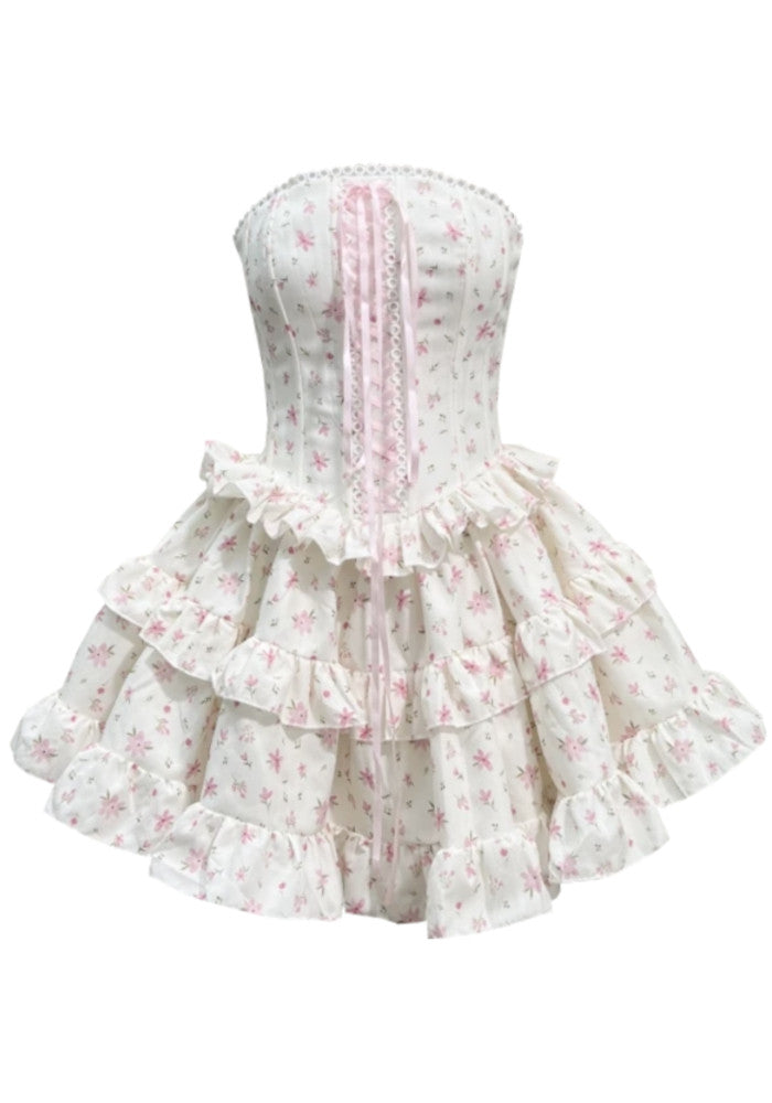SEMANA RUFFLE MINI DRESS