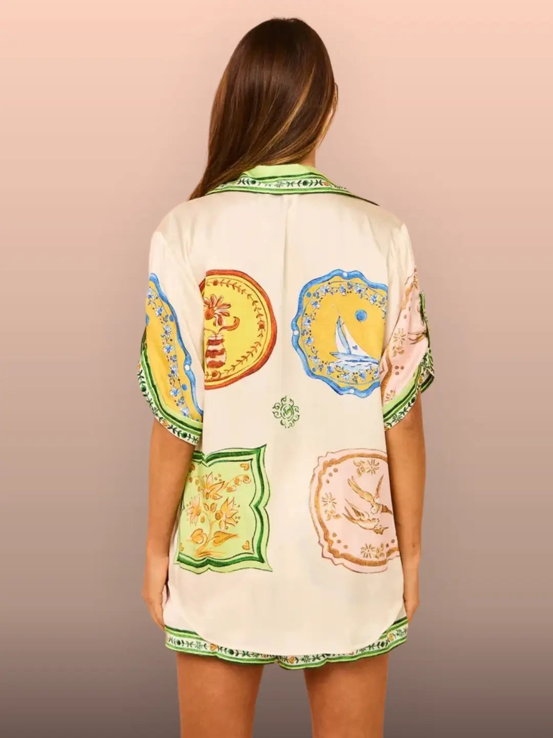 Barrett | Tiles of Life Freizeit-Shorts-Set