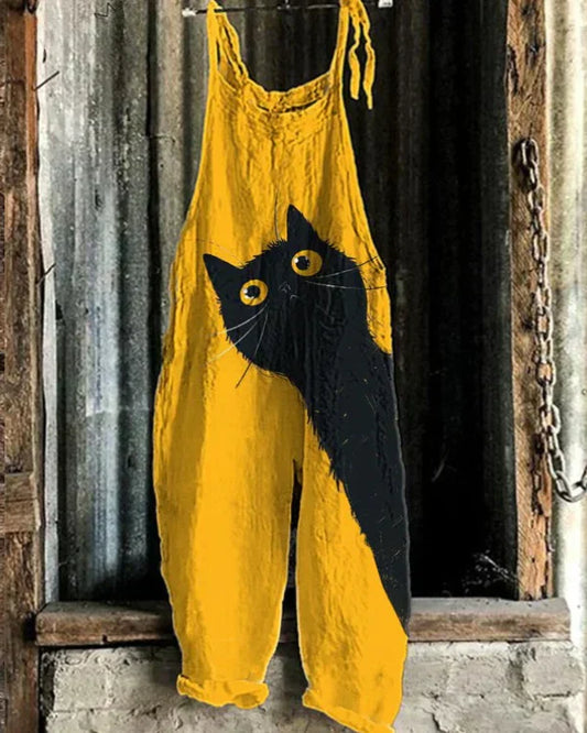 Marini™ | Jumpsuit with Playful Cat Print