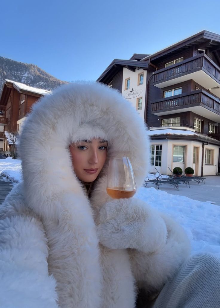 Athena | Faux Fur Hooded Statement Coat