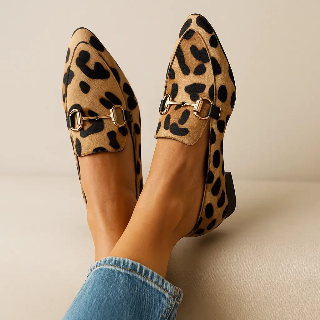 Workcasual — Black Leather Loafers With Elegant Slip-On Work And Casual Design Brown