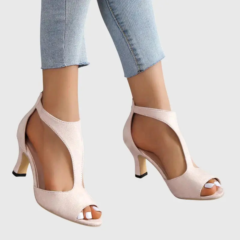Sleekheel — Breathable Black Heels With Elegant Orthopedic Supportive Comfort Design
