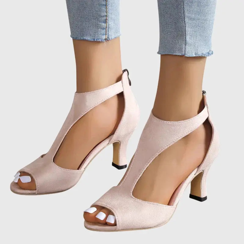 Sleekheel — Breathable Black Heels With Elegant Orthopedic Supportive Comfort Design