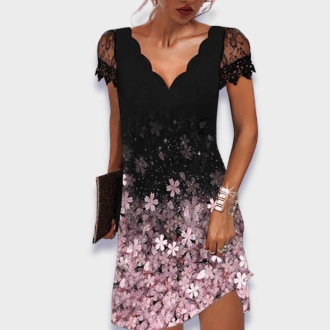 Camille — Structured Evening Dress With Tummy Control For Confident Nights Out Pink