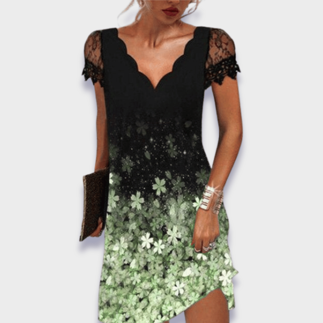 Camille — Structured Evening Dress With Tummy Control For Confident Nights Out Green
