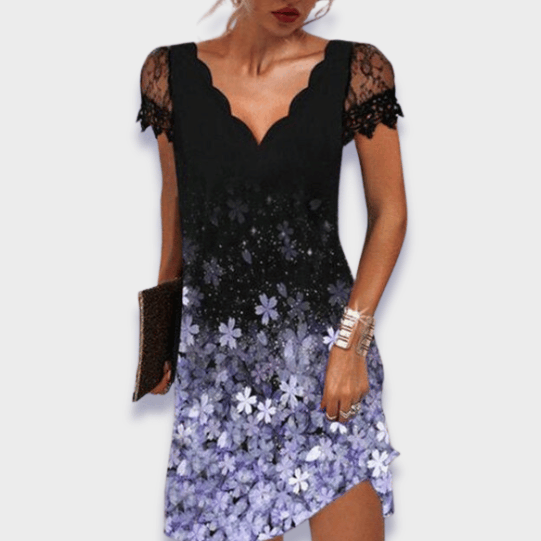 Camille — Structured Evening Dress With Tummy Control For Confident Nights Out Purple