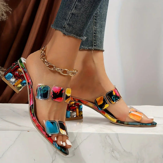 Rainbow — Colorful Orthopedic Sandals With Comfortable Supportive Summer Design