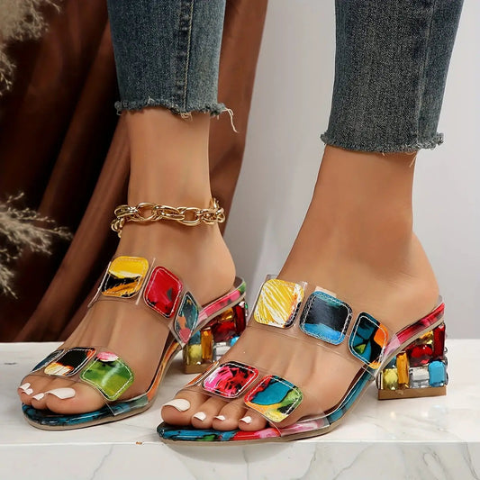 Rainbow — Colorful Orthopedic Sandals With Comfortable Supportive Summer Design