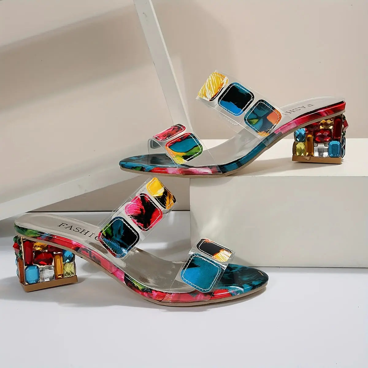 Rainbow — Colorful Orthopedic Sandals With Comfortable Supportive Summer Design