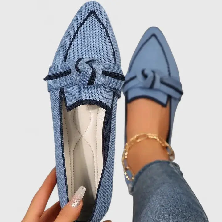 Pennyclassic — Comfortable Leather Penny Loafers With Chic Slip-On Casual Design Light Blue