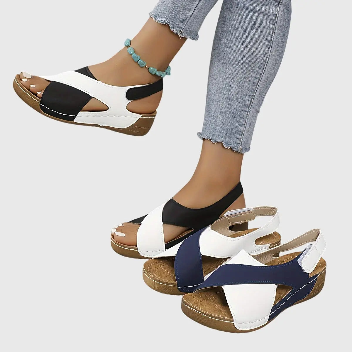 Comfortsynth — Comfortable Synthetic Sandals With Elegant Supportive Summer Design
