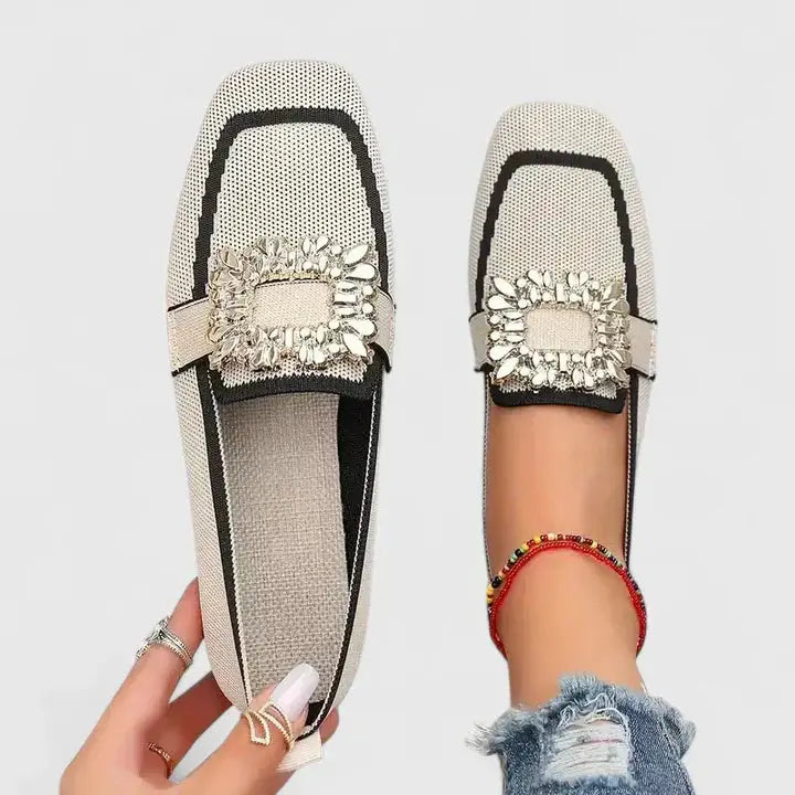 Loaferluxe — Cushioned Leather Loafers With Elegant Orthopedic Comfort Design Beige