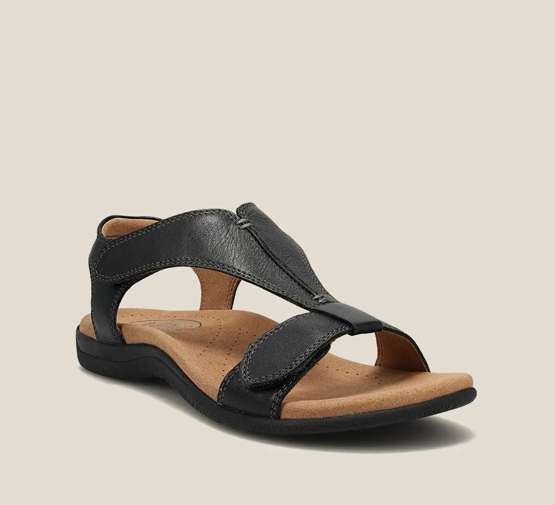 Archelegant — Cushioned Orthopedic Sandals With Elegant Arch Support Summer Design Black