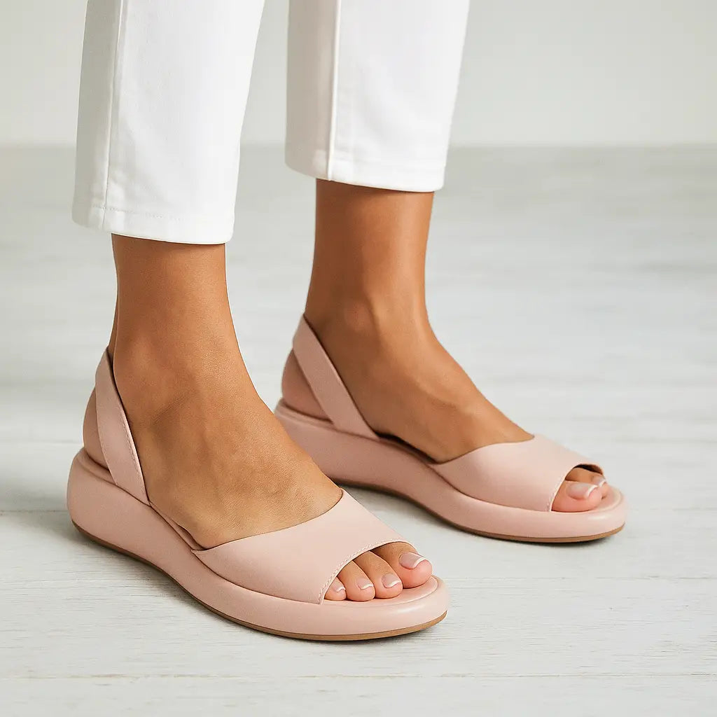 Slipresist — Cushioned Orthopedic Sandals With Soft Supportive Ergonomic Slip-Resistant Design Light Pink