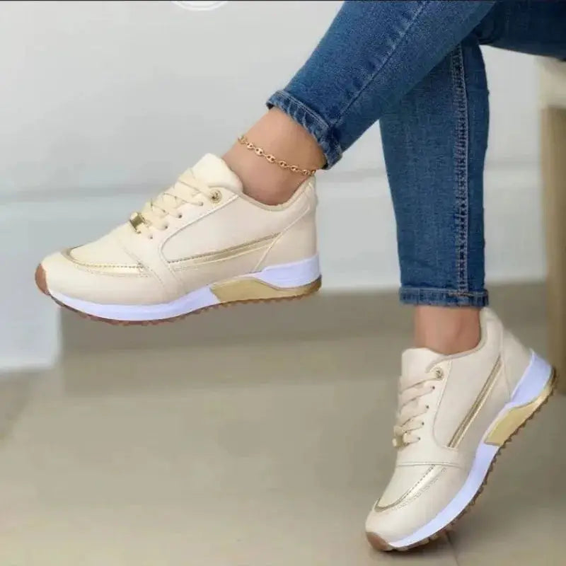 Sportychic — Fabric Slip-On Sneakers With Comfortable Chic Casual Sports Design Off-White