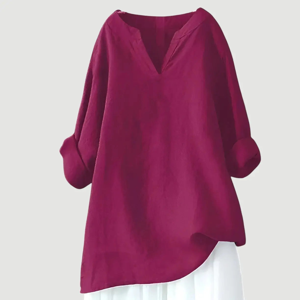 Harlow — Lightweight Cotton Blend Tank Top For Relaxed Breezy Going Out Style Purple