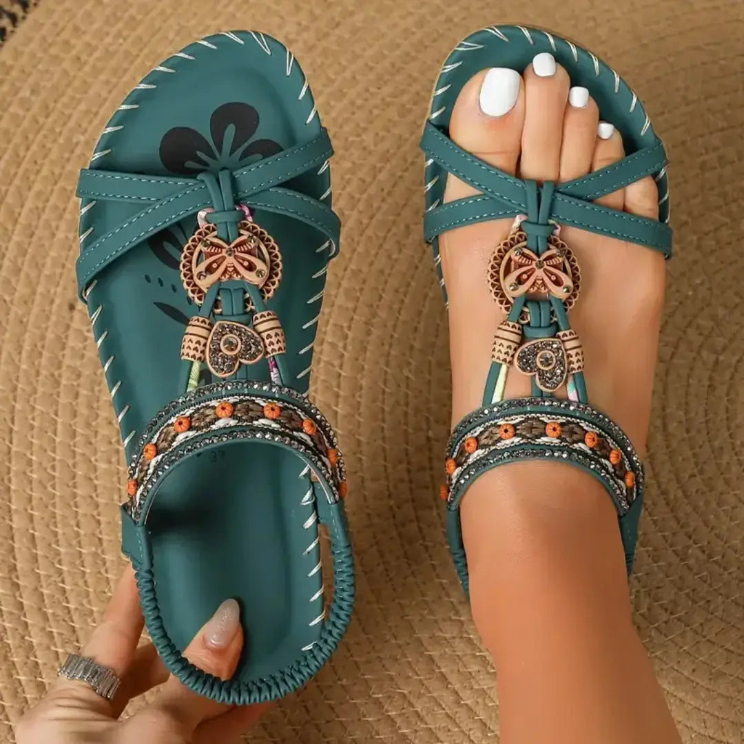 Lightstep — Lightweight Orthopedic Sandals With Stylish Comfortable Summer Design Dark Green