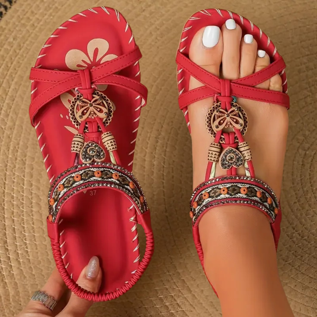 Lightstep — Lightweight Orthopedic Sandals With Stylish Comfortable Summer Design Red