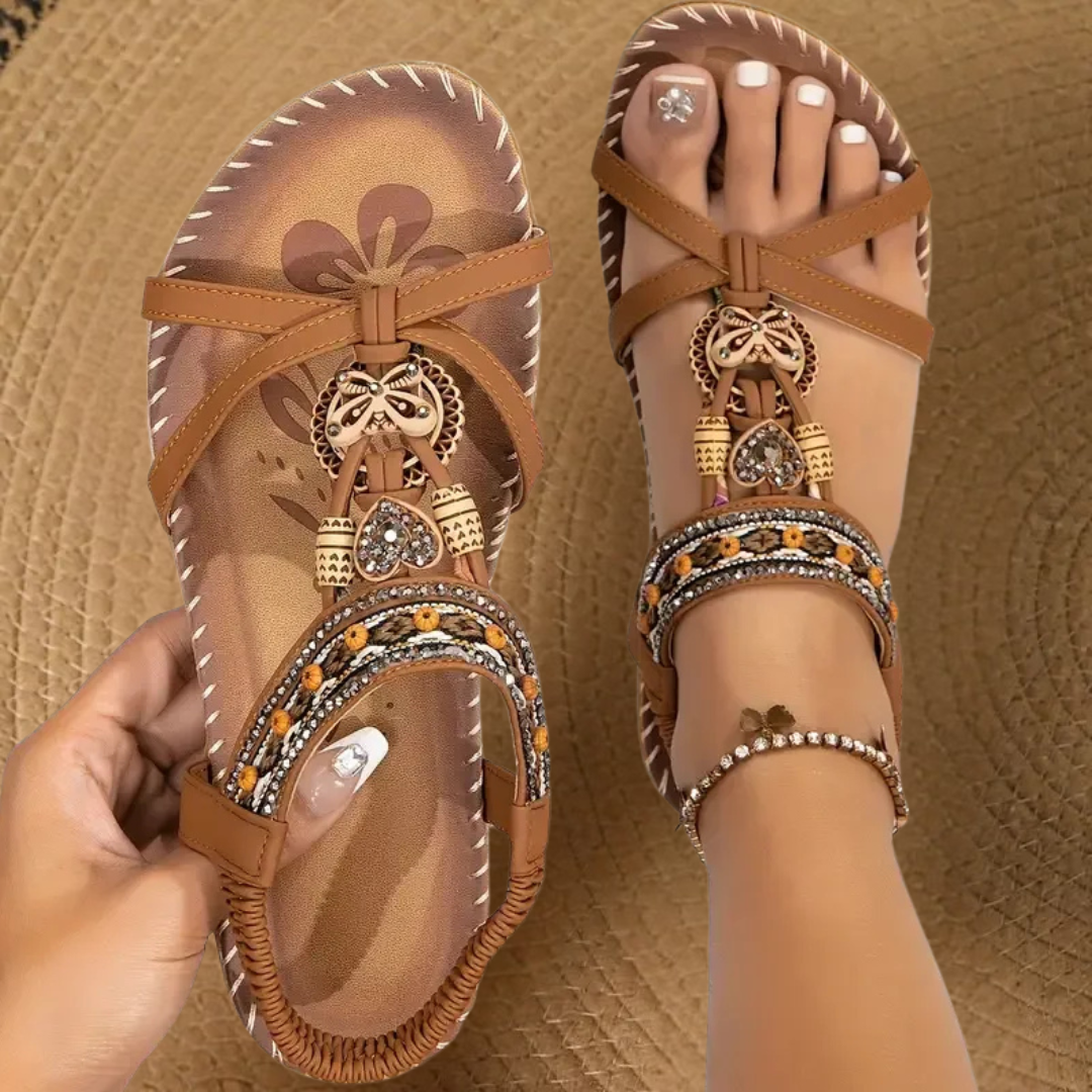 Lightstep — Lightweight Orthopedic Sandals With Stylish Comfortable Summer Design Brown