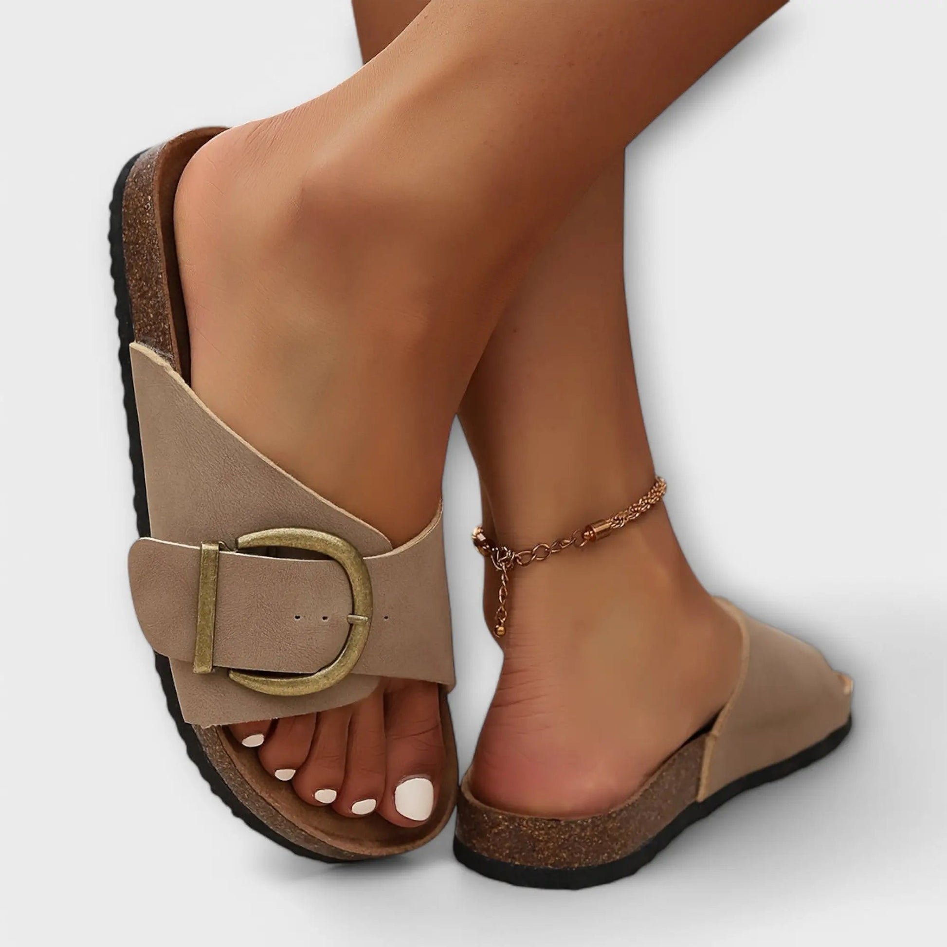 Breathease — Breathable Orthopedic Sandals With Comfortable Supportive Summer Design Khaki