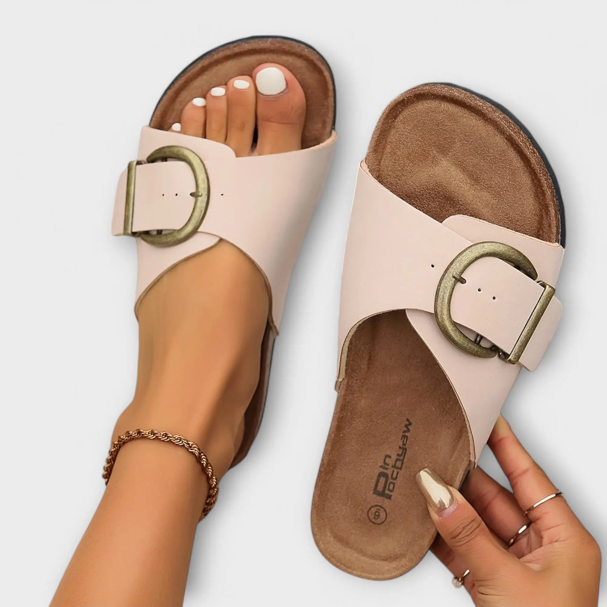 Breathease — Breathable Orthopedic Sandals With Comfortable Supportive Summer Design Beige