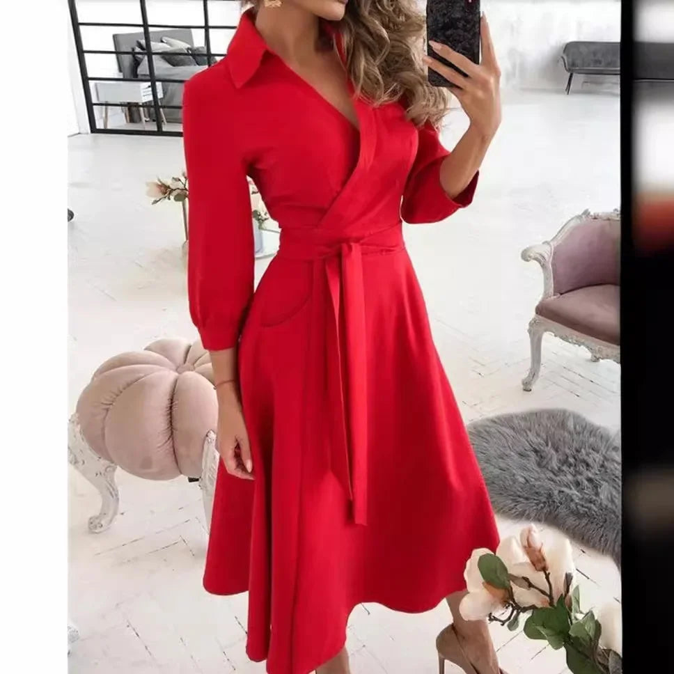 Harriet — Structured Blazer Dress With Elegant Tailored Belted Design