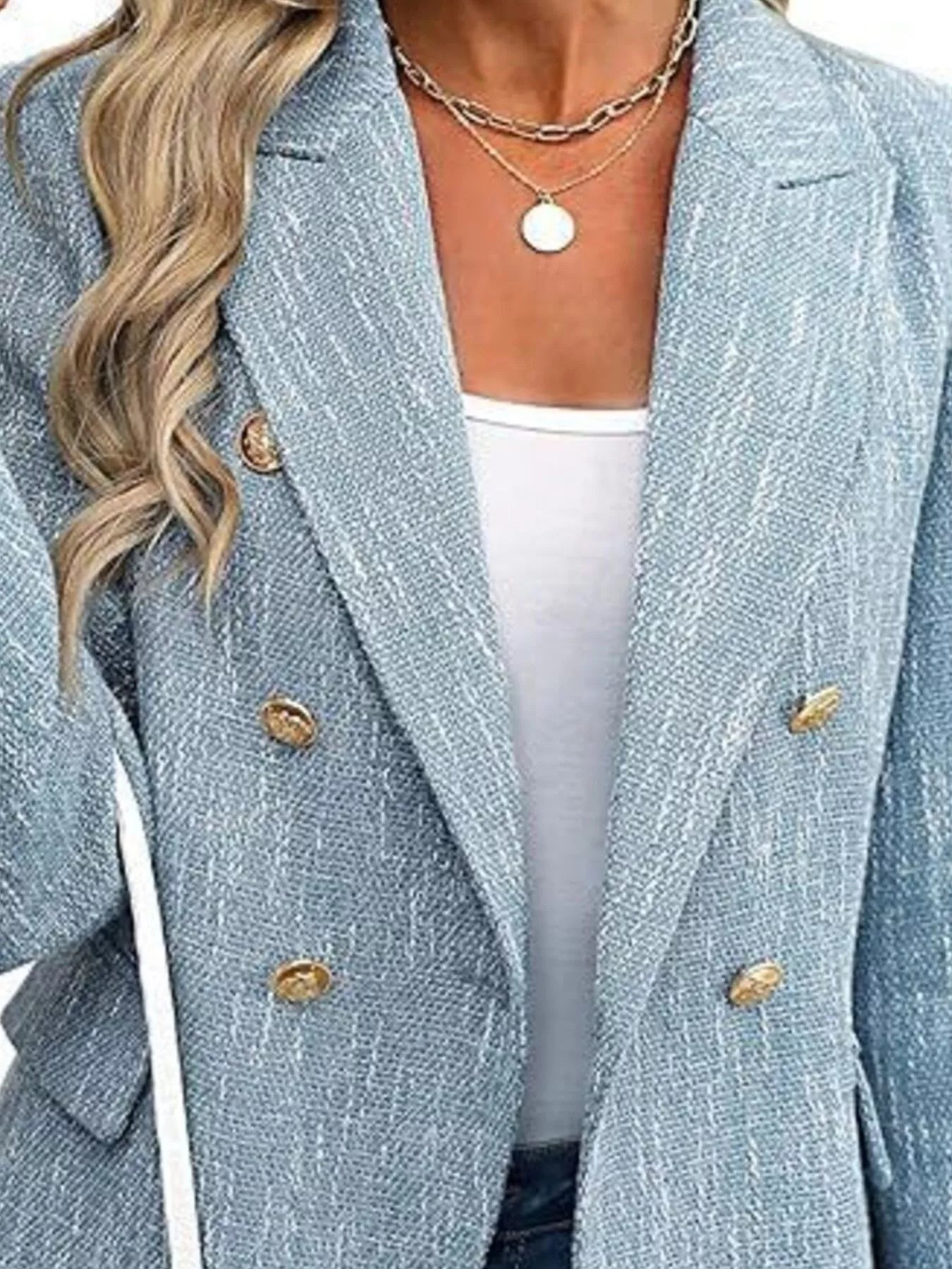 Chic Command Double-Breasted Blazer