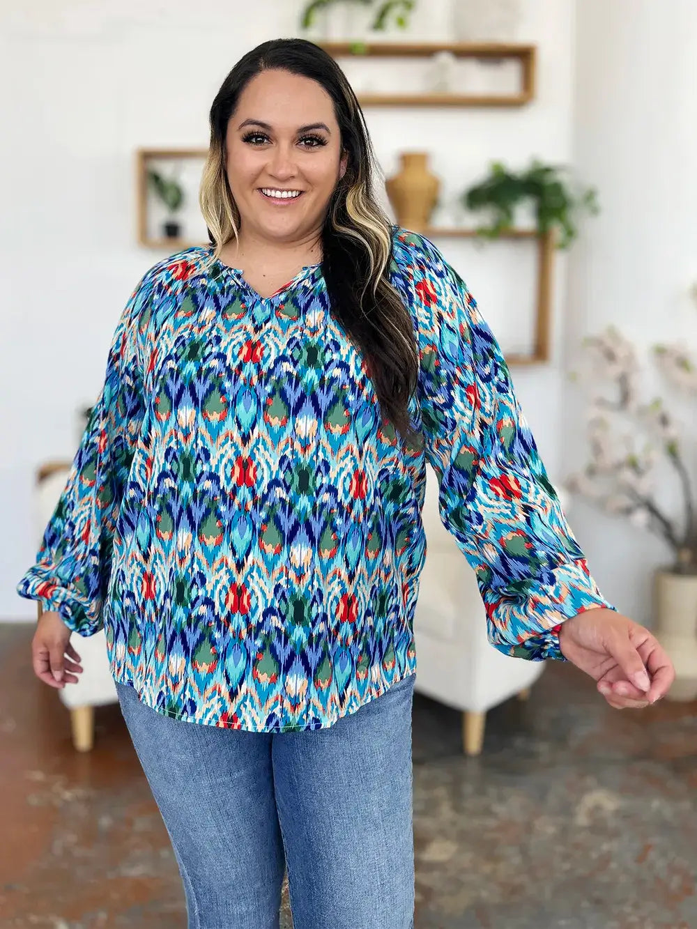 Swageye Electric Bloom Blouse
