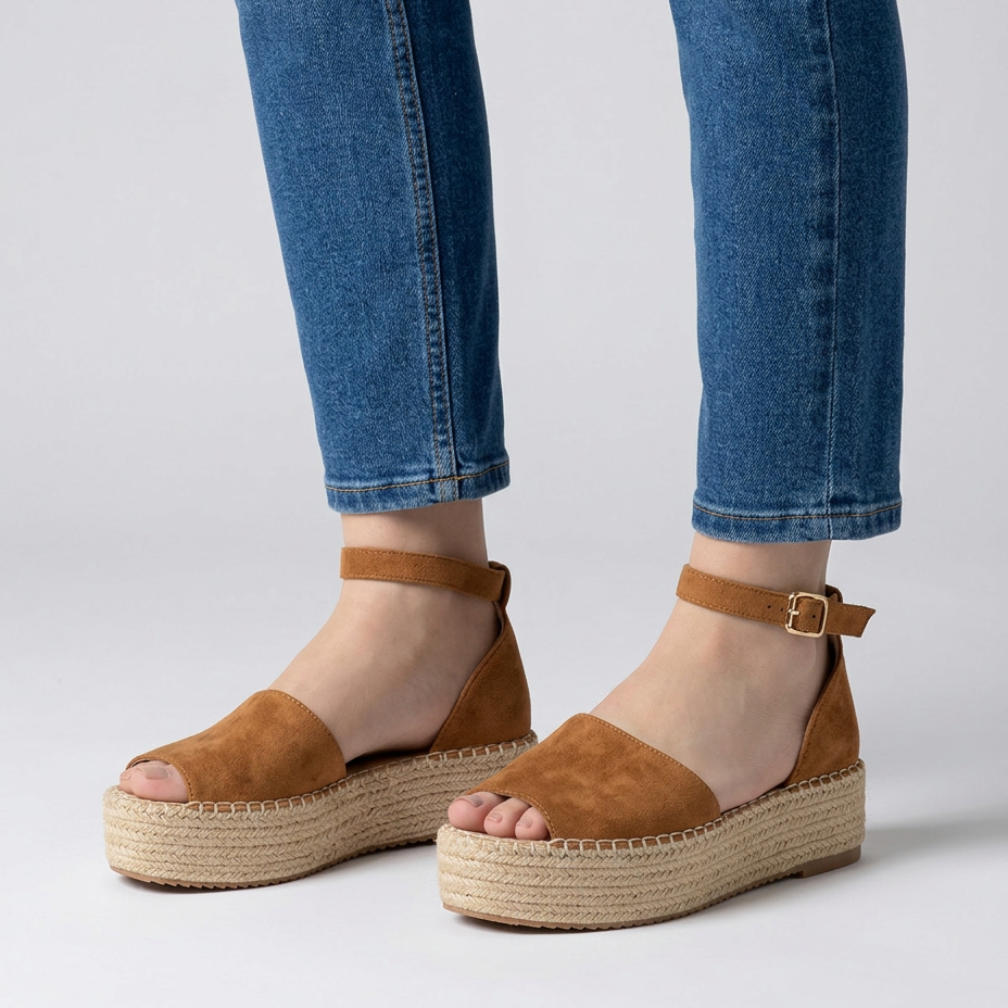 Cassandra | Orthopedic Espadrille Shoes Comfortable Supportive Summer Women Camel