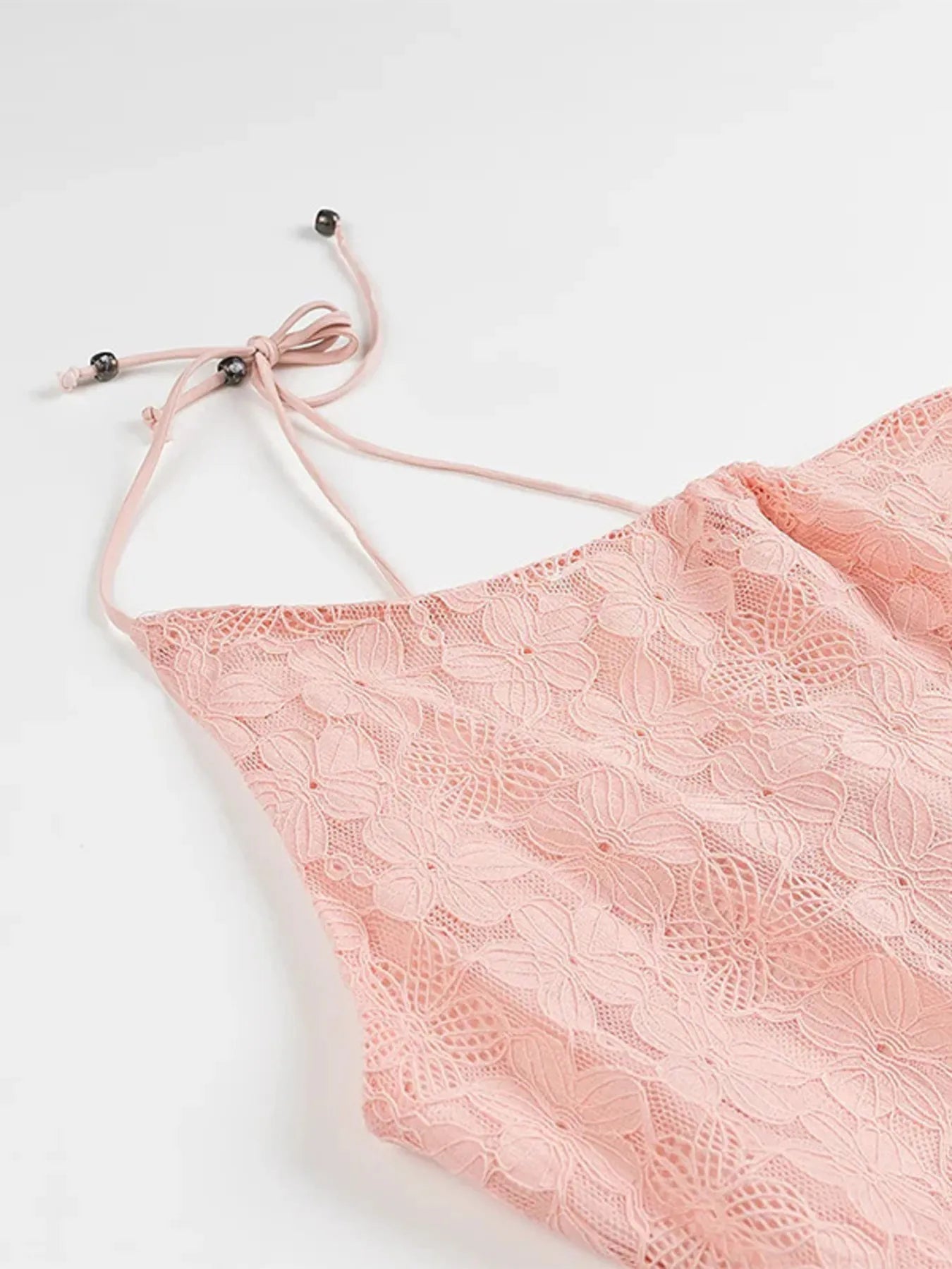 Pink Lace One Shoulder Mini Dress – Flirty Asymmetrical Party Dress for Women