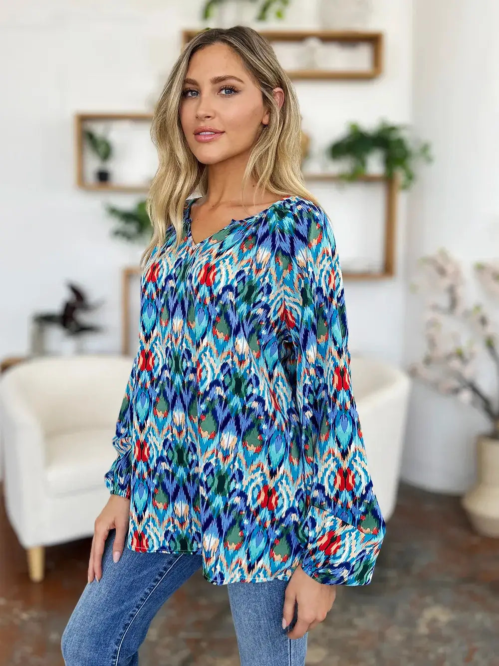 Swageye Electric Bloom Blouse