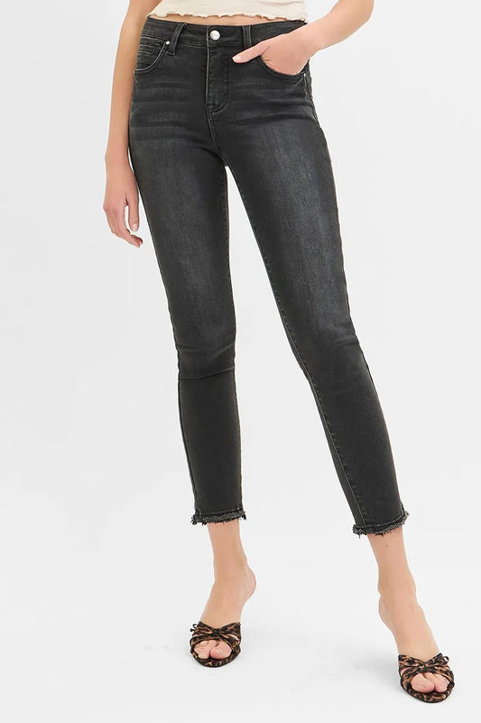 Confident Curve Tummy Control Crop Jeans (Plus)