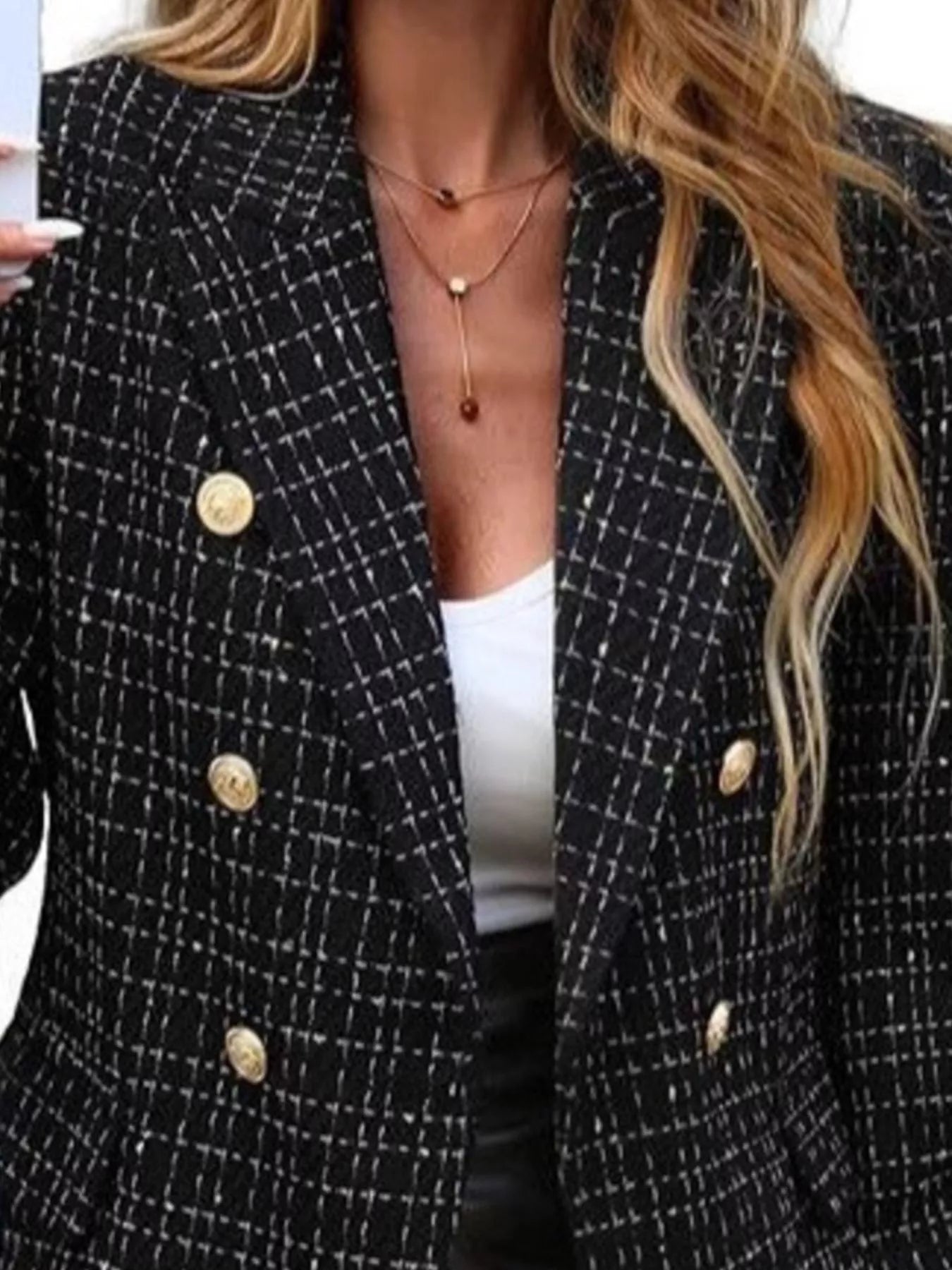Chic Command Double-Breasted Blazer