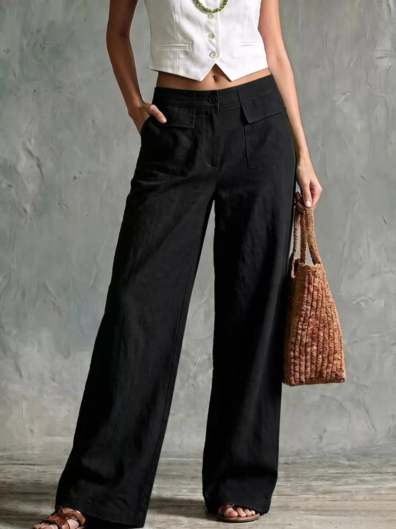 Wide Leg Pants - Size Inclusive