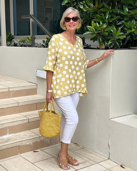 Jolene | Printed Relaxed Blouse