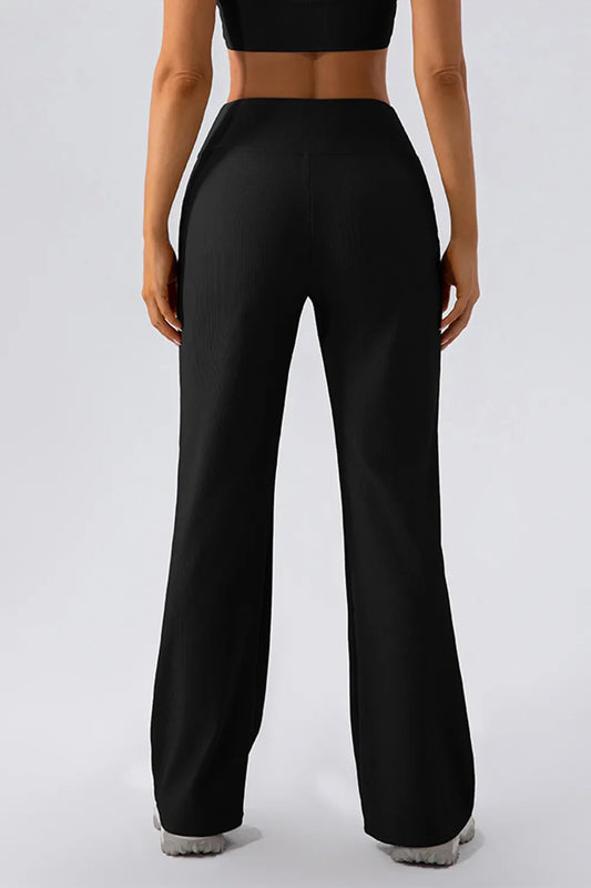 Straight Active Pants – High Waist, All-Day Ease