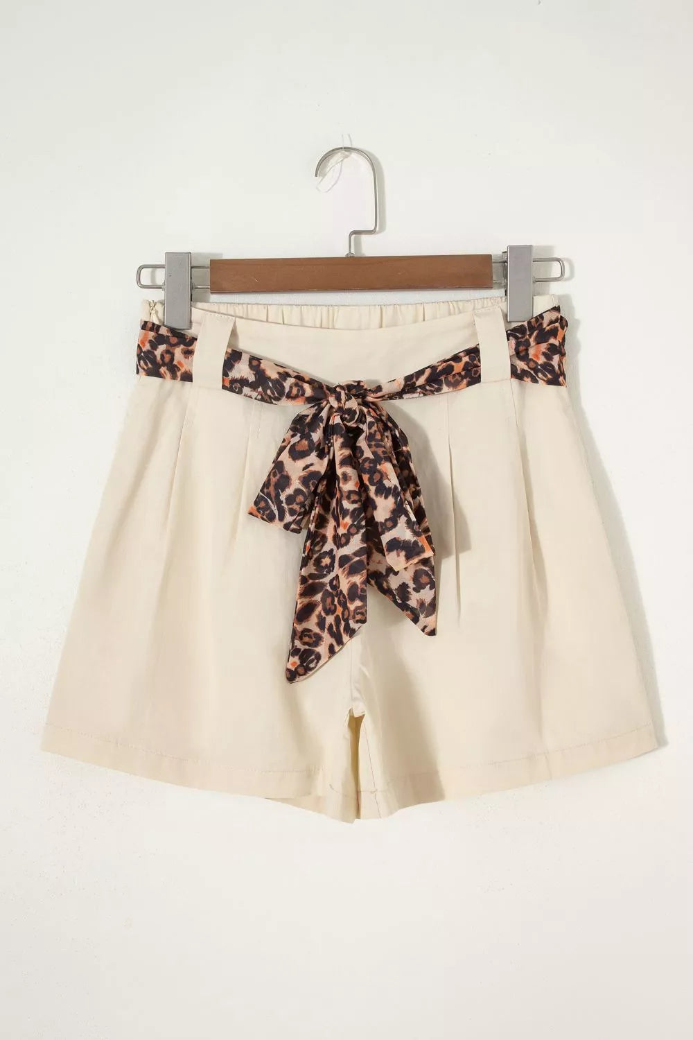 Tailored Pleated Shorts High Waisted
