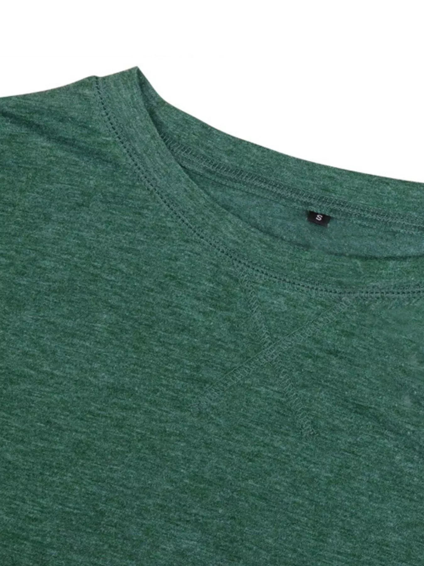 Casual Round Neck Long Sleeve T-Shirt