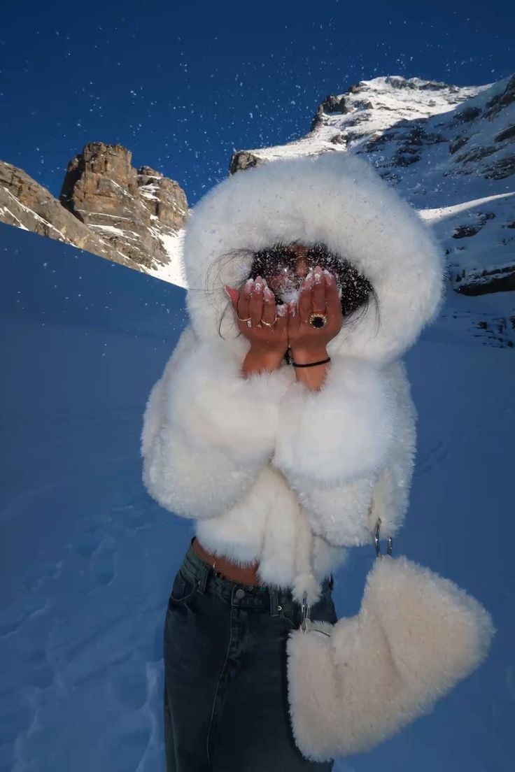 Athena | Faux Fur Hooded Statement Coat
