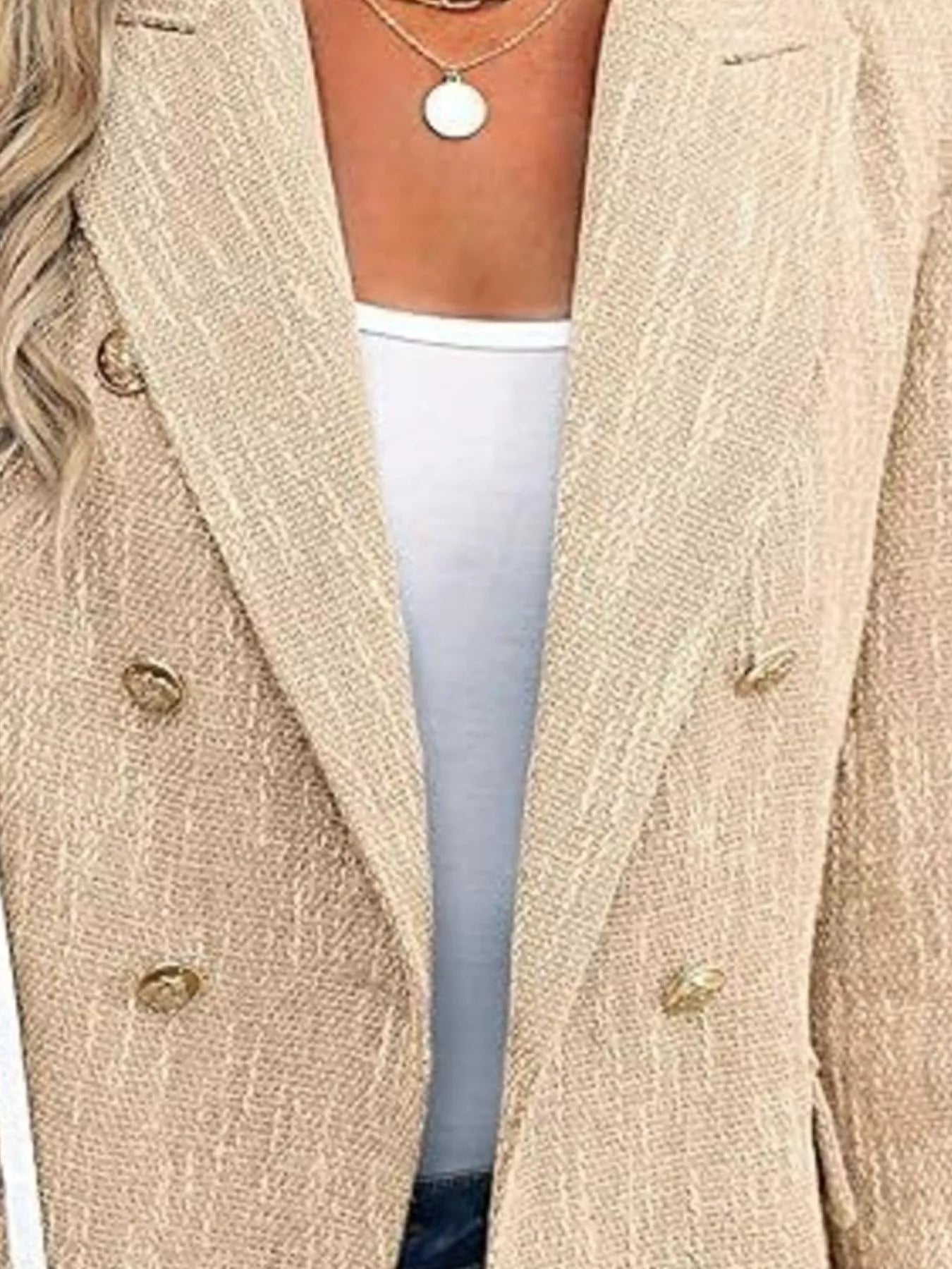 Chic Command Double-Breasted Blazer