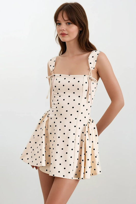 DEBORA POLKA DOT MINI DRESS