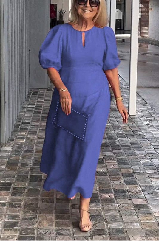 Frankie - Chic Bubble Sleeve Loose Dress