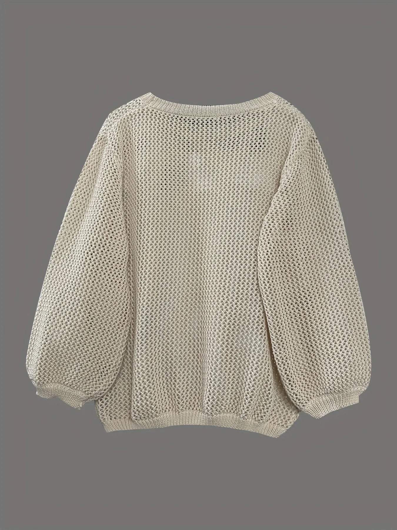 Off-White Round Collar Sweater