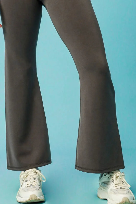 Shadow Luxe High Waist Flare Leggings