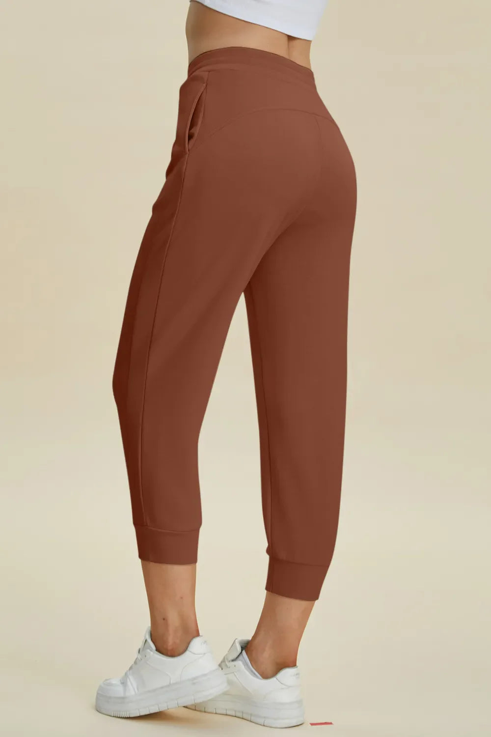 Comfy Air Scuba Drawstring High Waist Joggers
