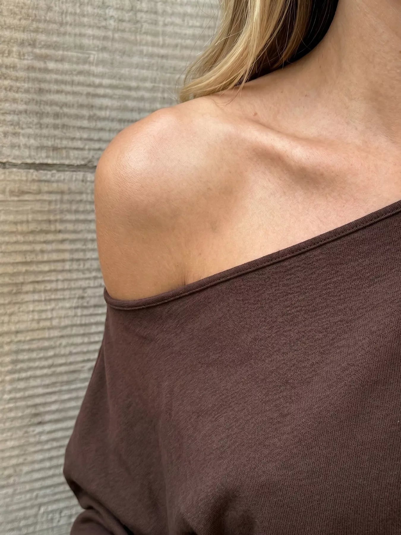 One Shoulder Long Sleeve Mini Dress