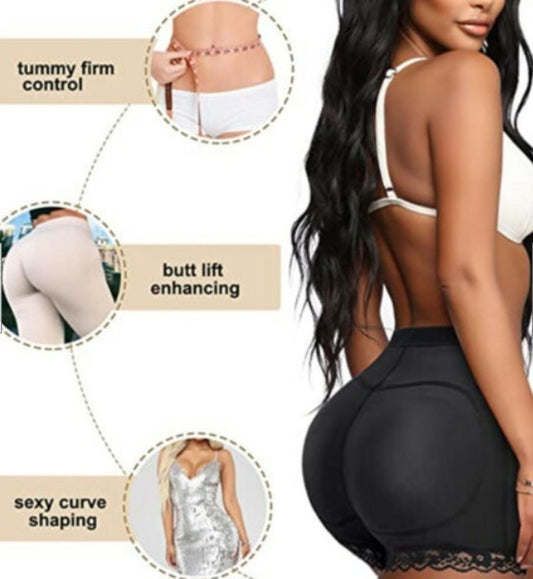 Padded Body Shaper Butt Lifter Panty – Seamless High-Waist Shapewear for Women